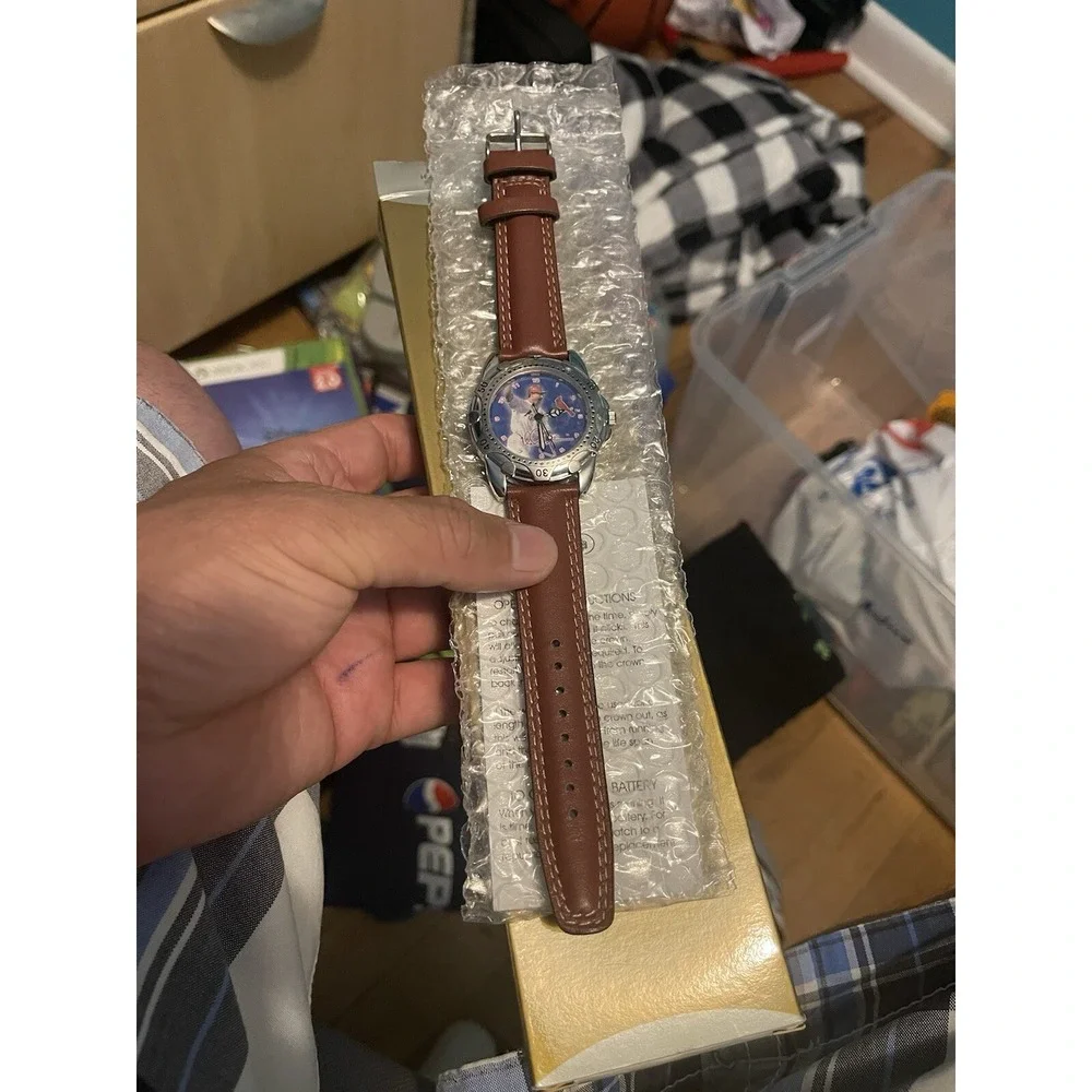 Mark McGwire Home Run Hero Watch, BRAND NEW iN the‎ Box Stainless Steel Caseback